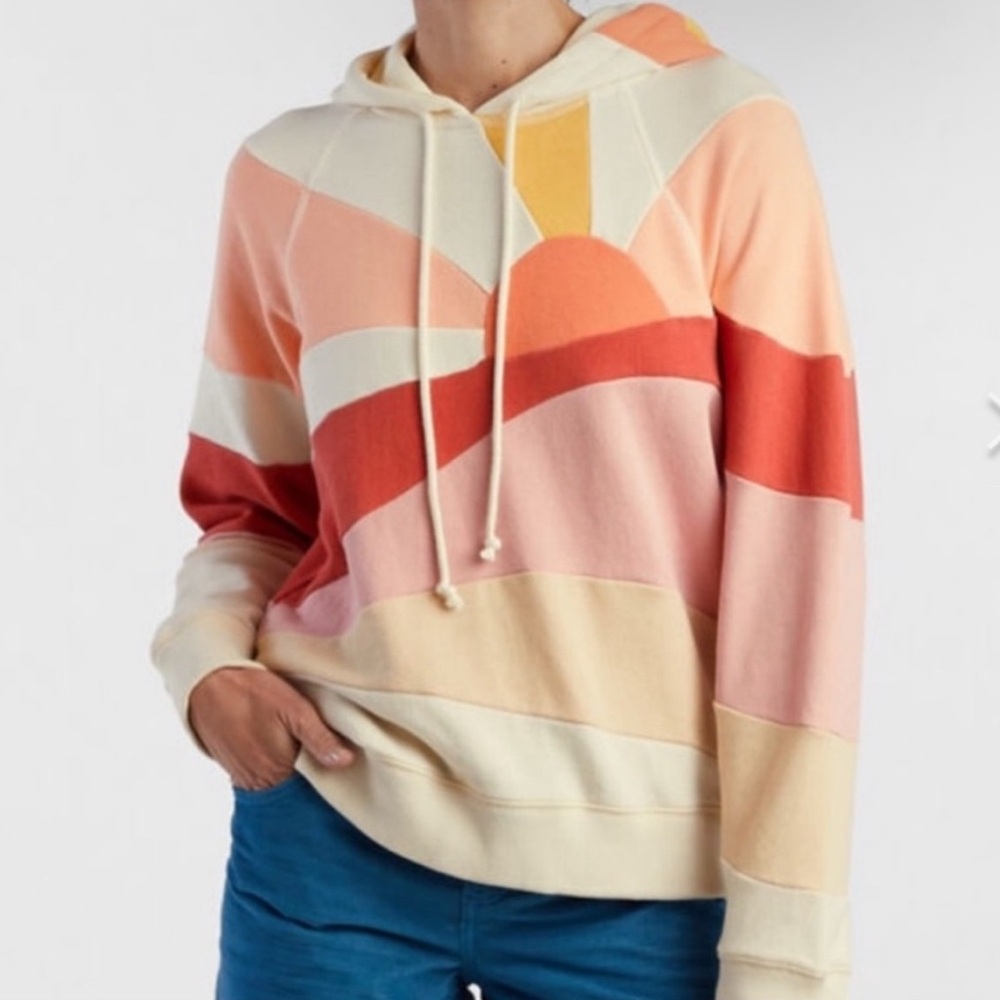 Faherty Soleil Sundaze Hoodie size Medium in EUC